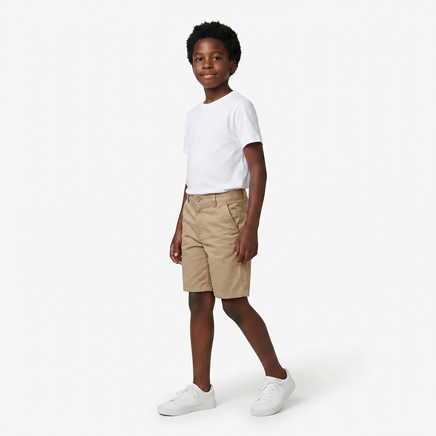 Nautica Boys' Husky FF Twill Shorts - view number 3