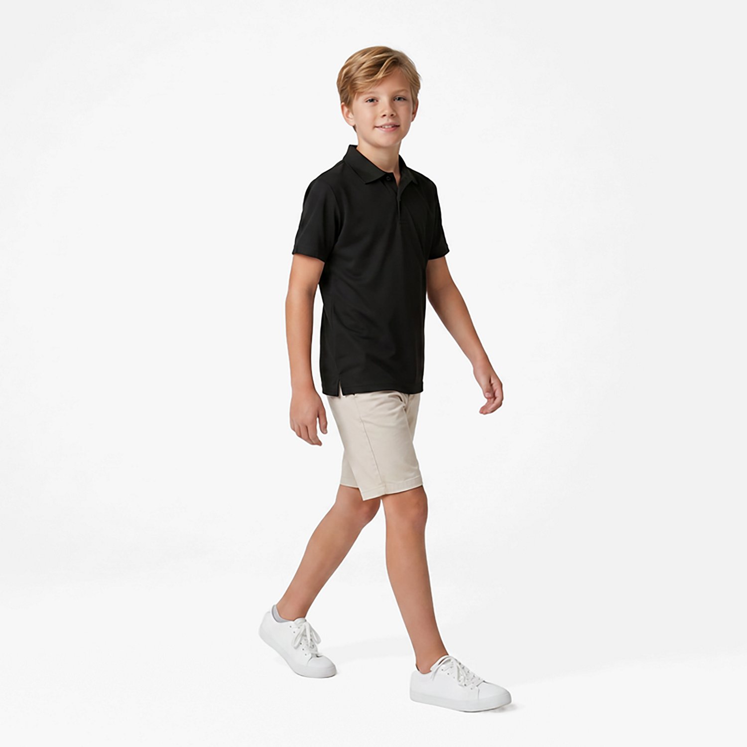 Nautica Boys' Husky Performance Short Sleeve Polo Shirt - view number 3