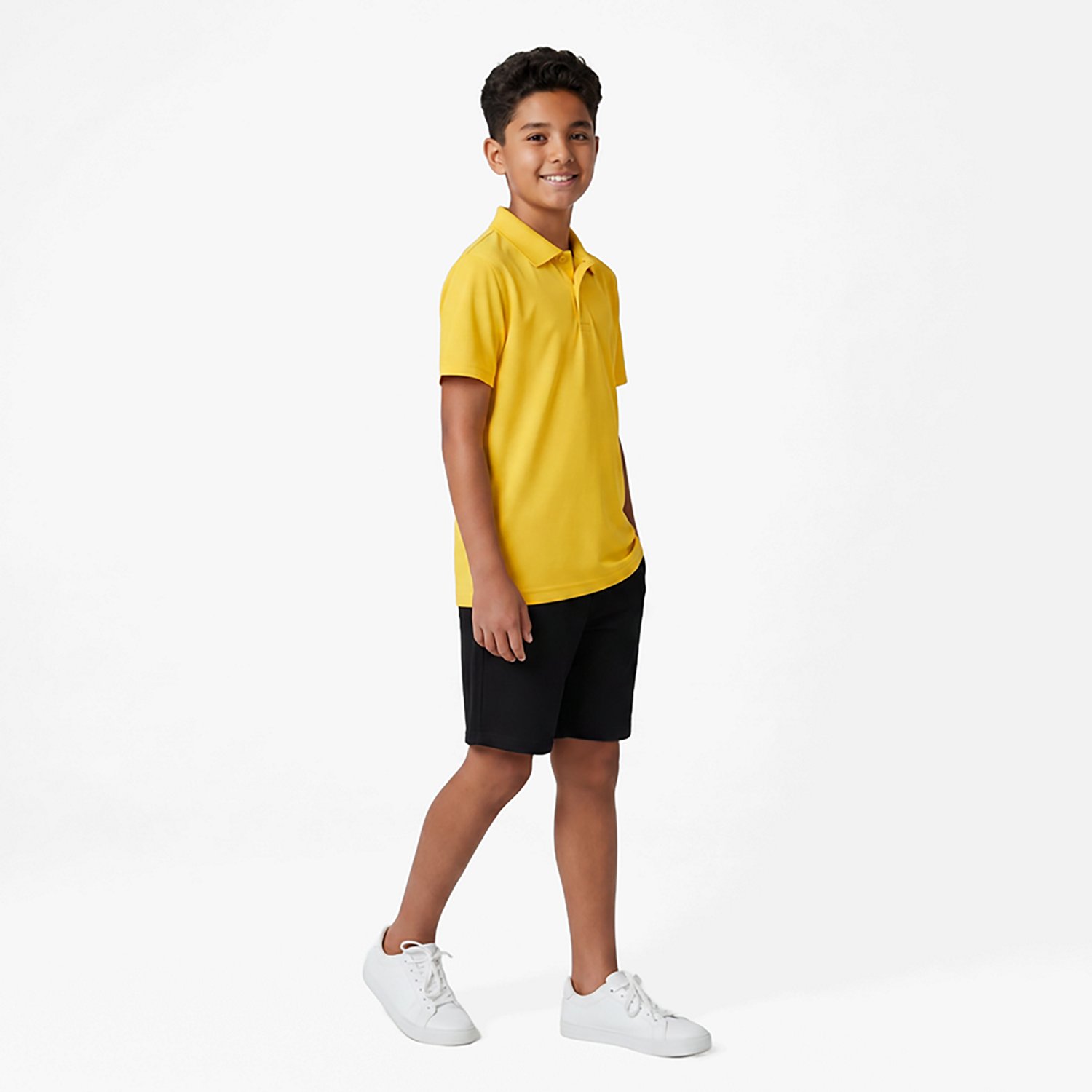Nautica Boys' Husky Performance Short Sleeve Polo Shirt - view number 3