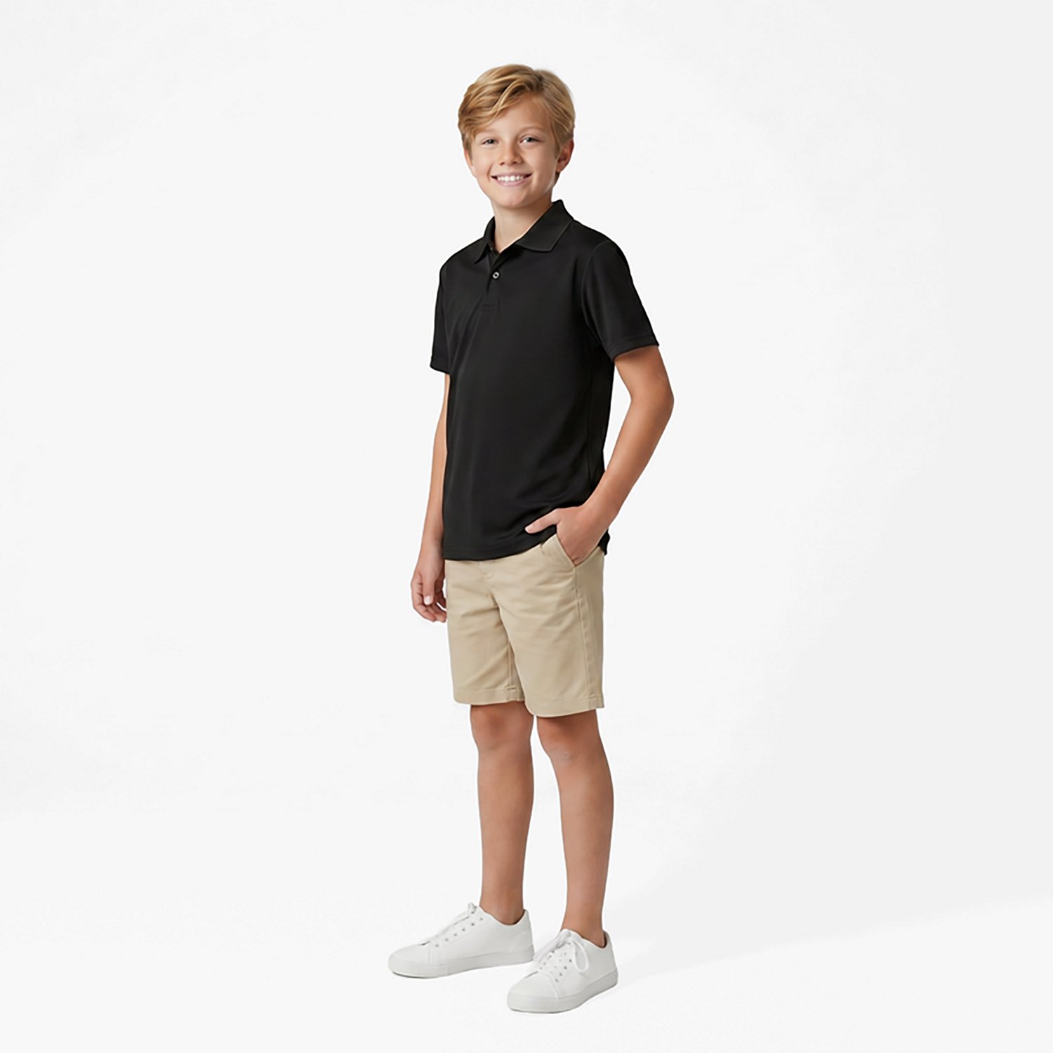 Nautica Boys' 8-20 Performance Short Sleeve Polo Shirt - view number 3
