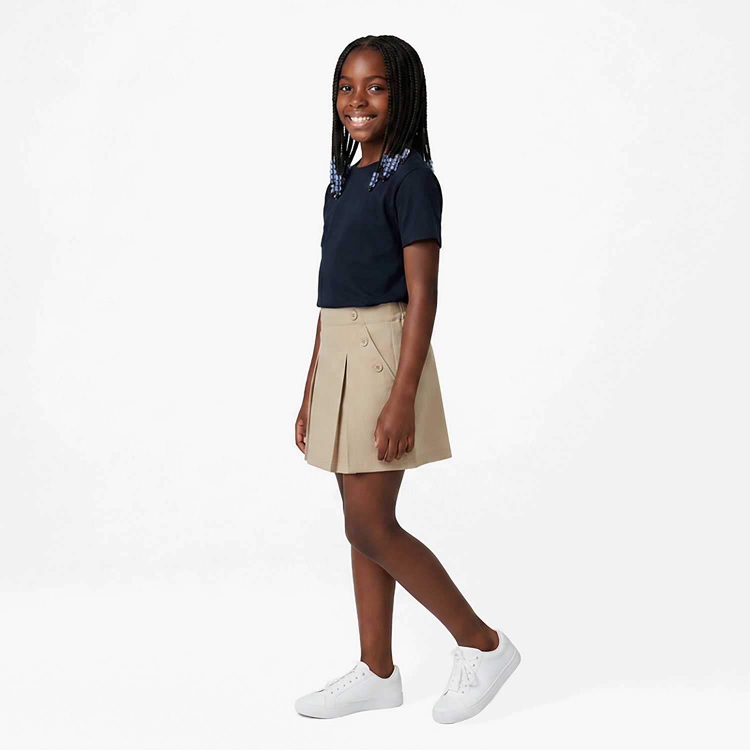 Nautica Girls' 4-6x Stretch Poplin Scooter - view number 3