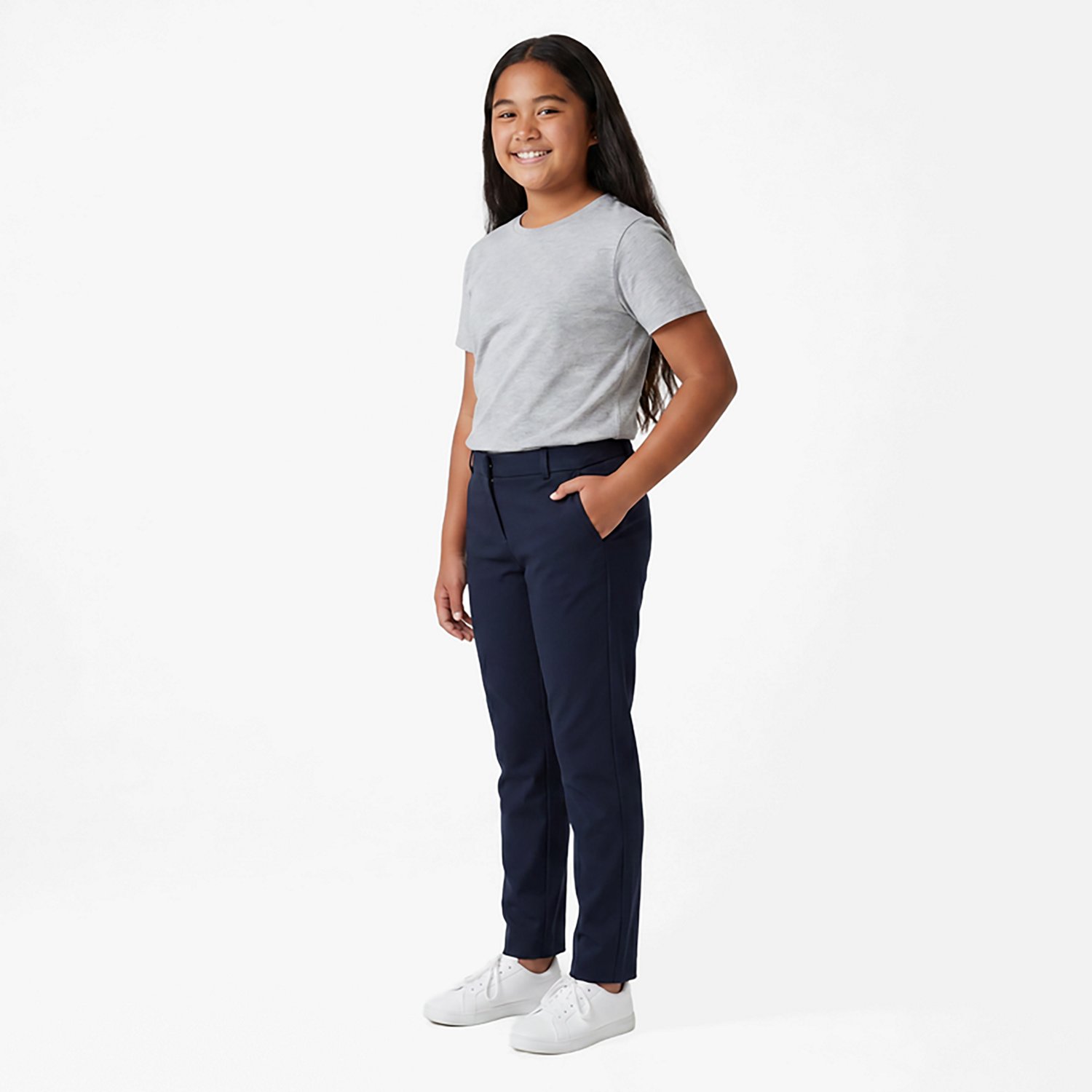 Nautica Girls' 4-6x Stretch Twill Pants - view number 3
