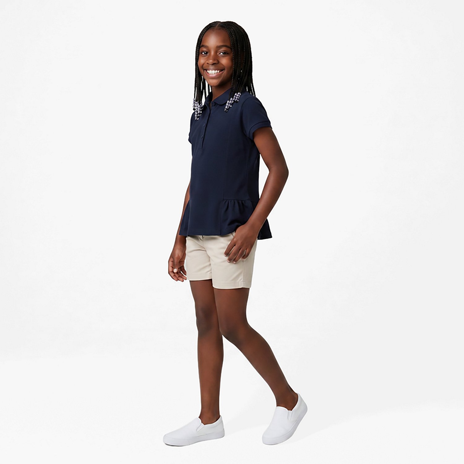 Nautica Girls' 4-6x Knit Tunic Polo - view number 3