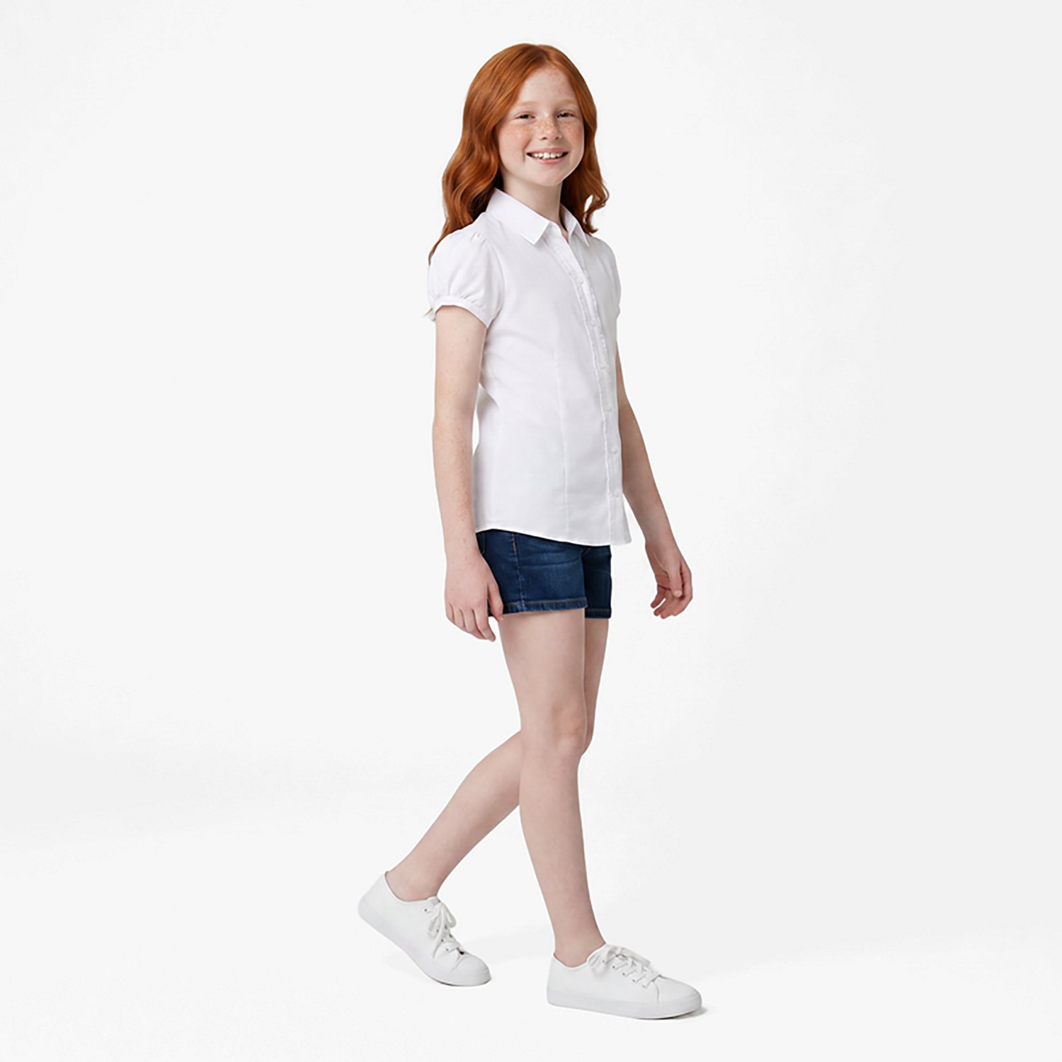 Nautica Girls' 4-7 Y-neck Blouse - view number 3