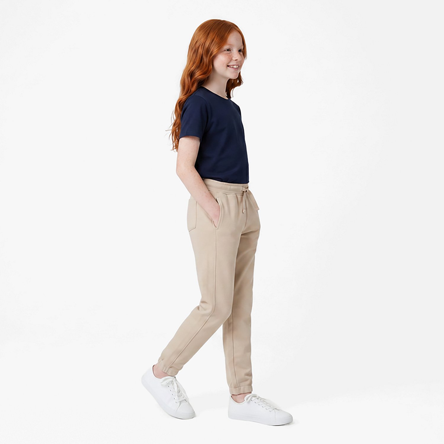 Nautica Girls' 7-16 Performance Knit Joggers - view number 3