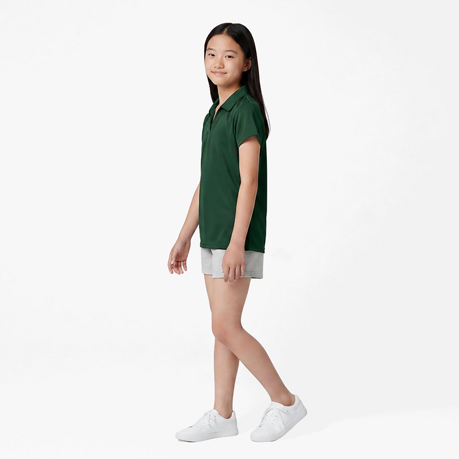 Nautica Girls' 7-16 Performance Knit Polo Shirt - view number 3