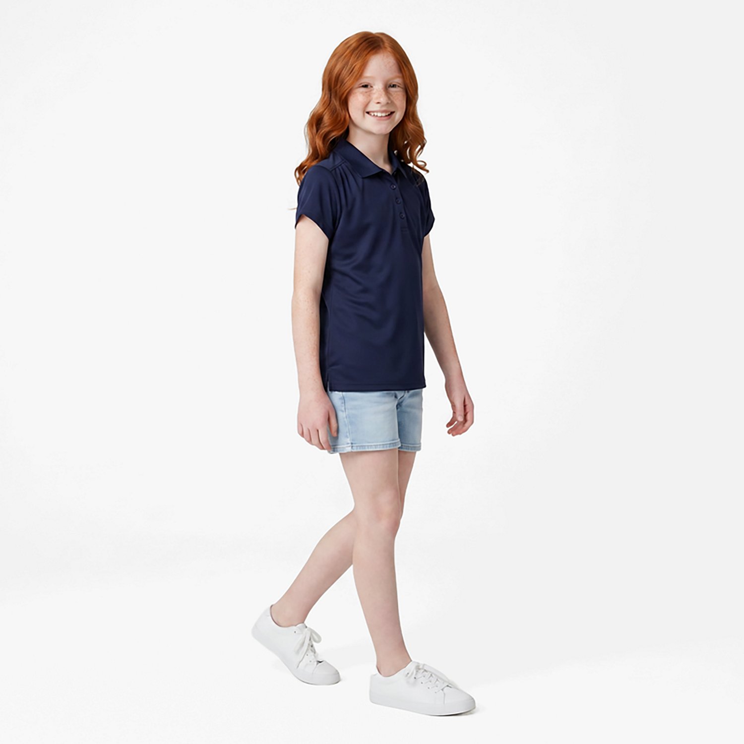 Nautica Girls' Performance Polo Shirt - view number 3