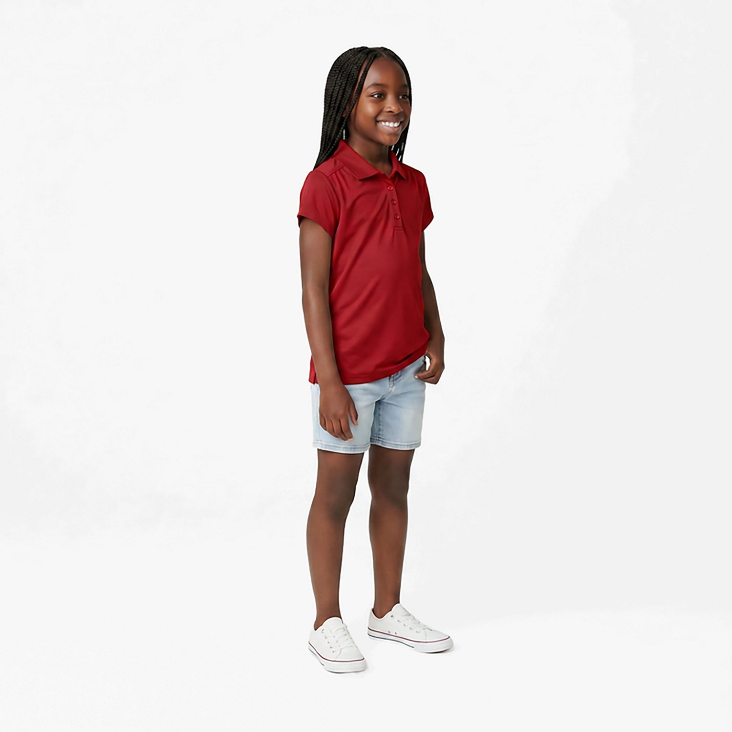 Nautica Girls' Performance Polo Shirt - view number 3