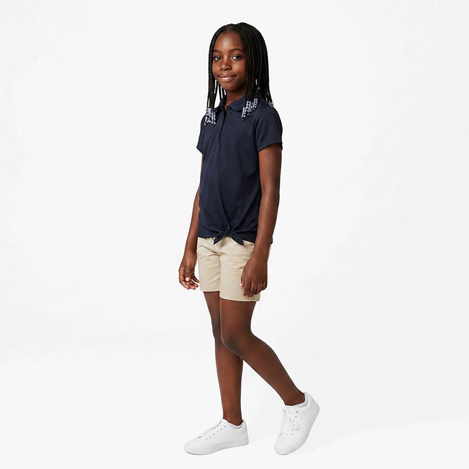 Nautica Girls' 7-16 Performance Polo Shirt - view number 4
