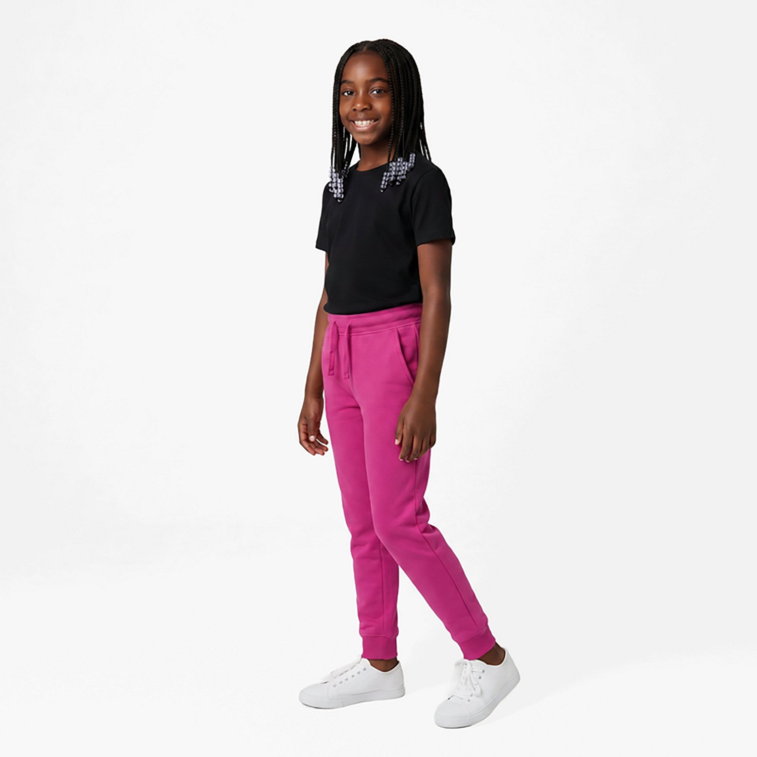 Nautica Girls' 8-20 Fleece Plus Plus Size Joggers - view number 3