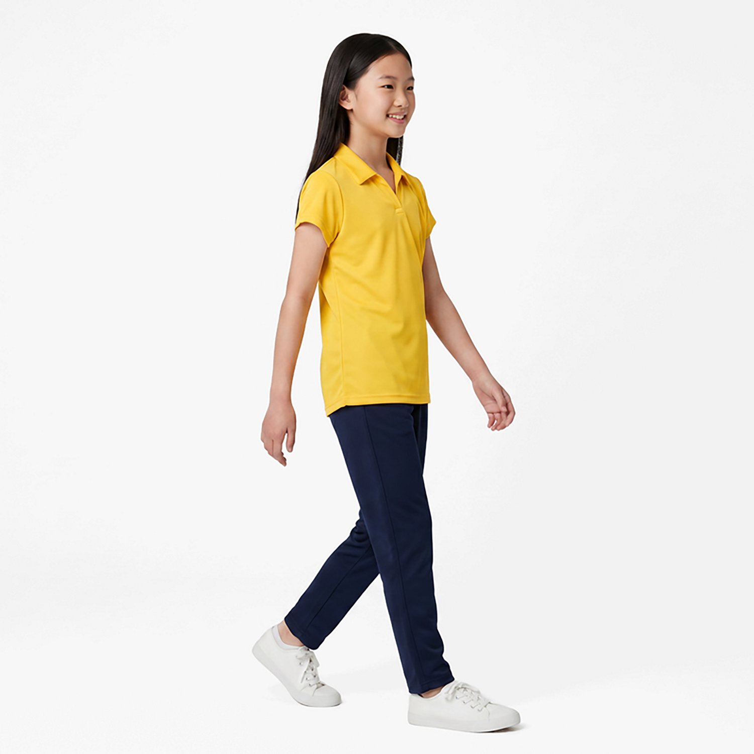 Nautica Girls' Plus Performance Knit Polo Shirt - view number 3