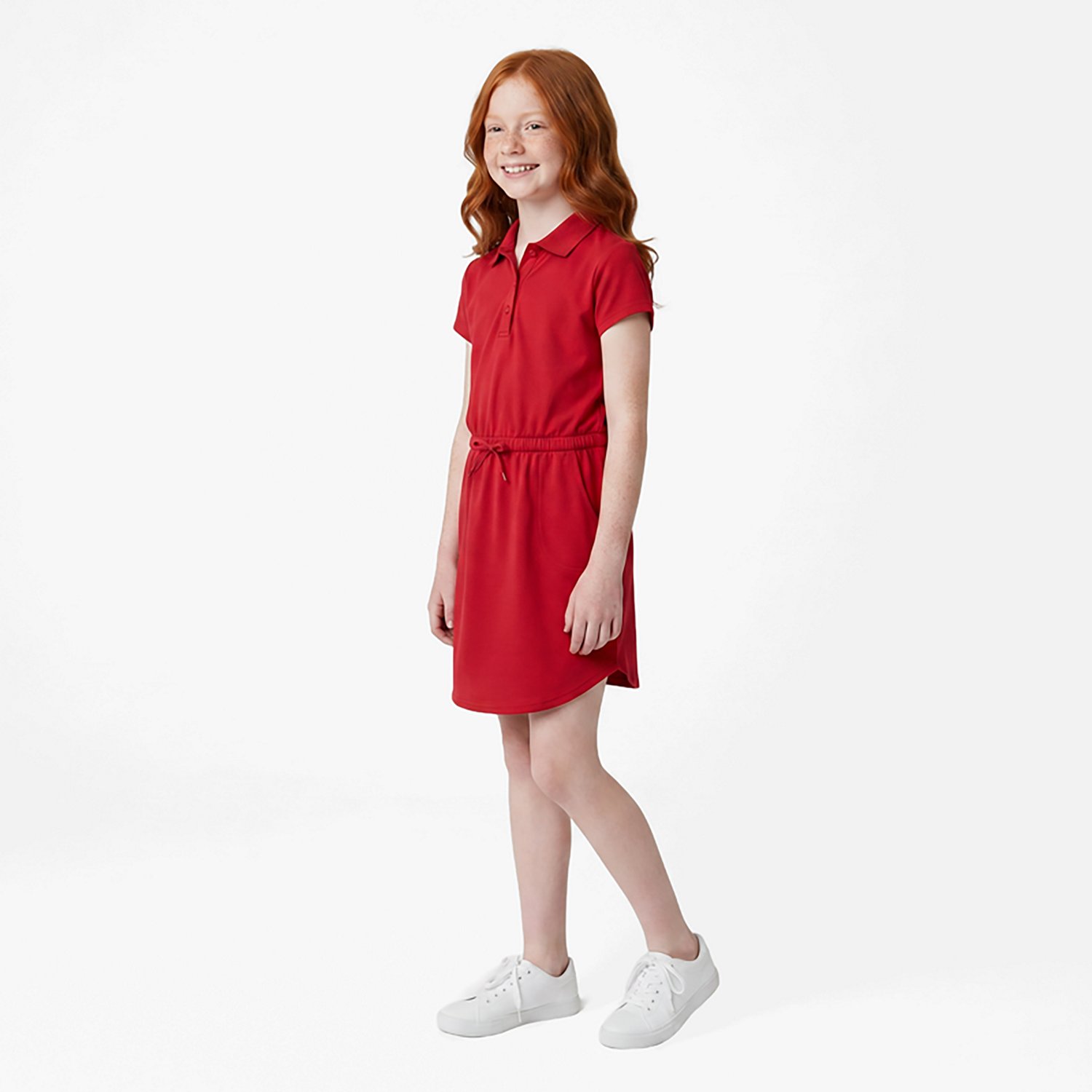 Nautica Girls' Performance Short Sleeve Plus Size Dress - view number 2