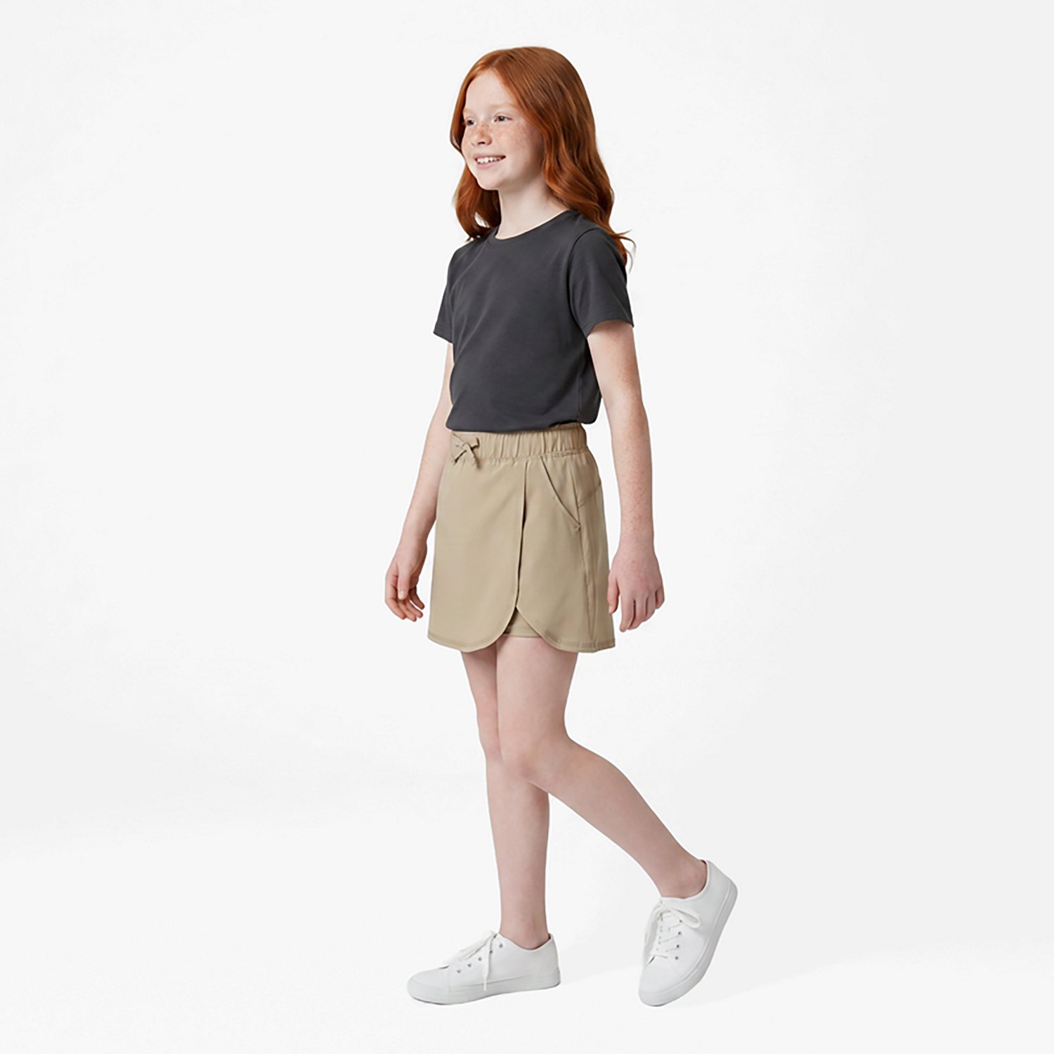 Nautica Girls' Plus Performance Wrap Scooter Skort