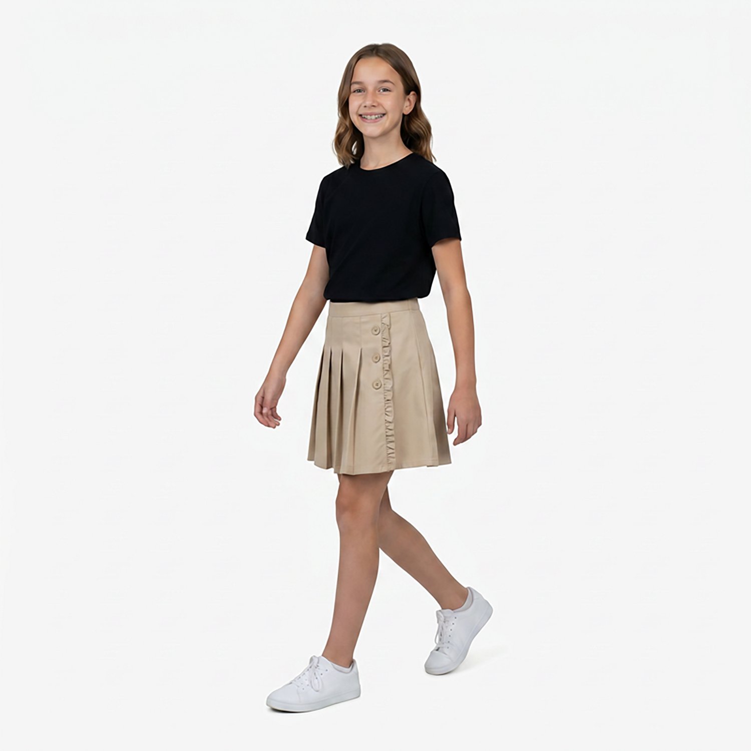Nautica Girls' Pleated Plus Size Scooter - view number 2