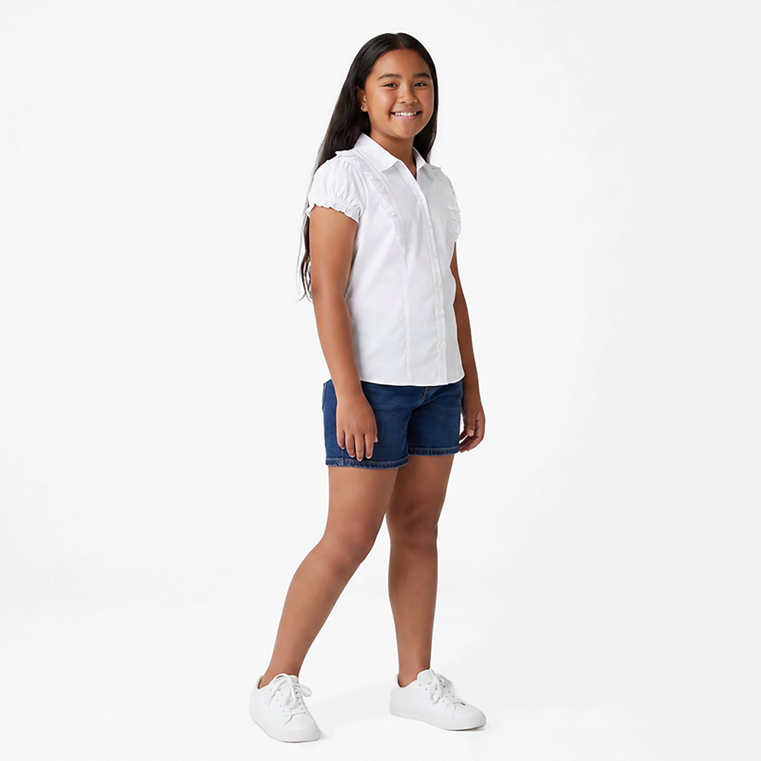 Nautica Girls' Woven Plus Size Blouse - view number 3