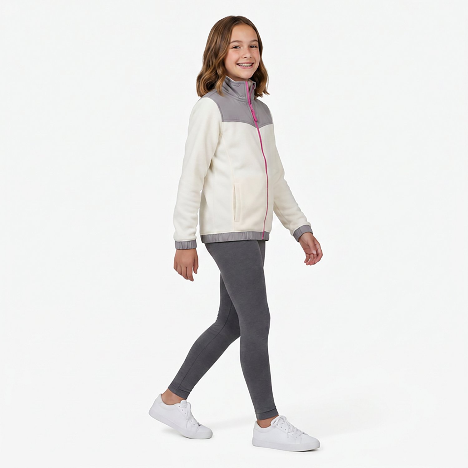 Nautica Girls' 7-16 Polar Fleece Jacket - view number 3