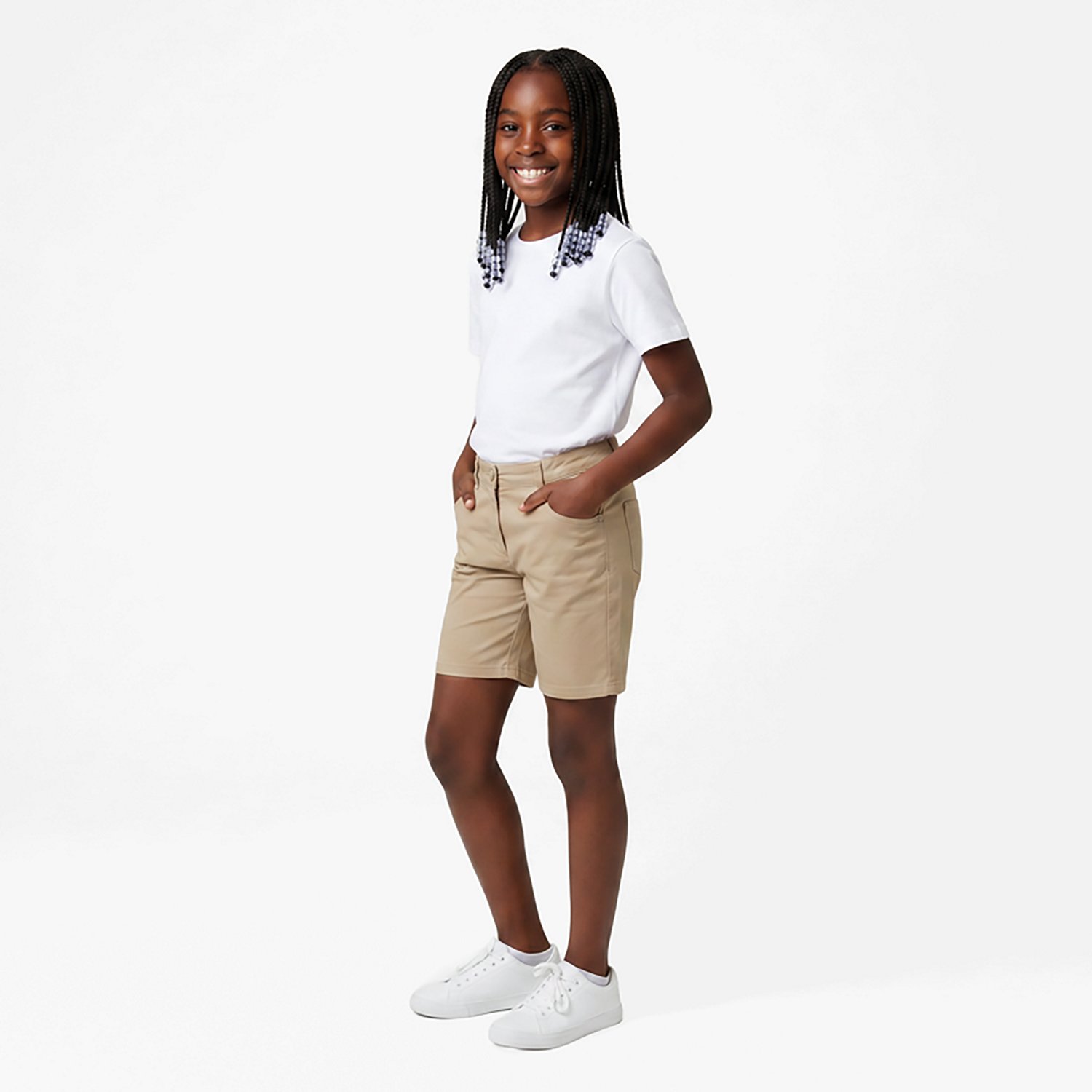 Nautica Girls' 7-16 Sateen Bermuda Shorts - view number 3
