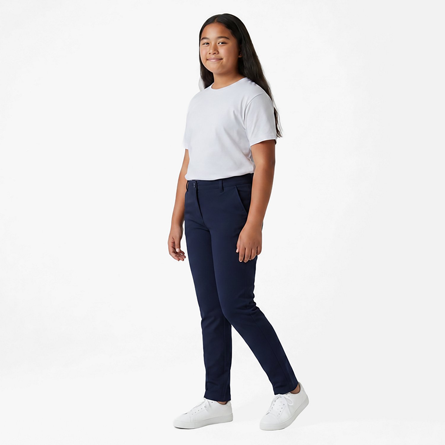 Nautica Girls' 7-16 Sateen Skinny Pants                                                                                          - view number 3