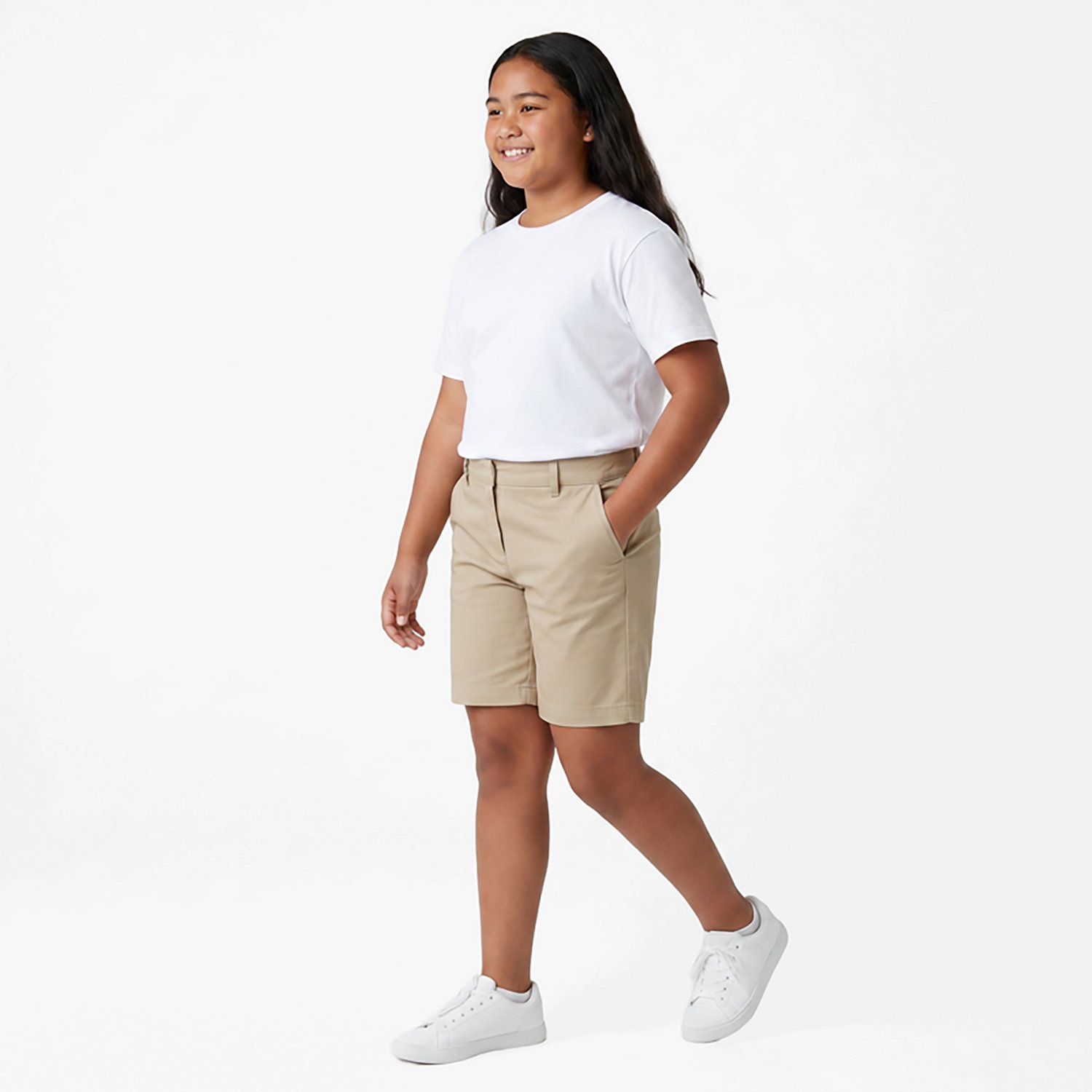 Nautica Girls' 7-16 Skinny Bermuda Shorts - view number 3