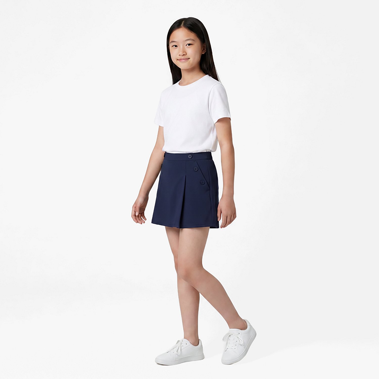 Nautica Girls' 7-16 Stretch Poplin Scooter - view number 3