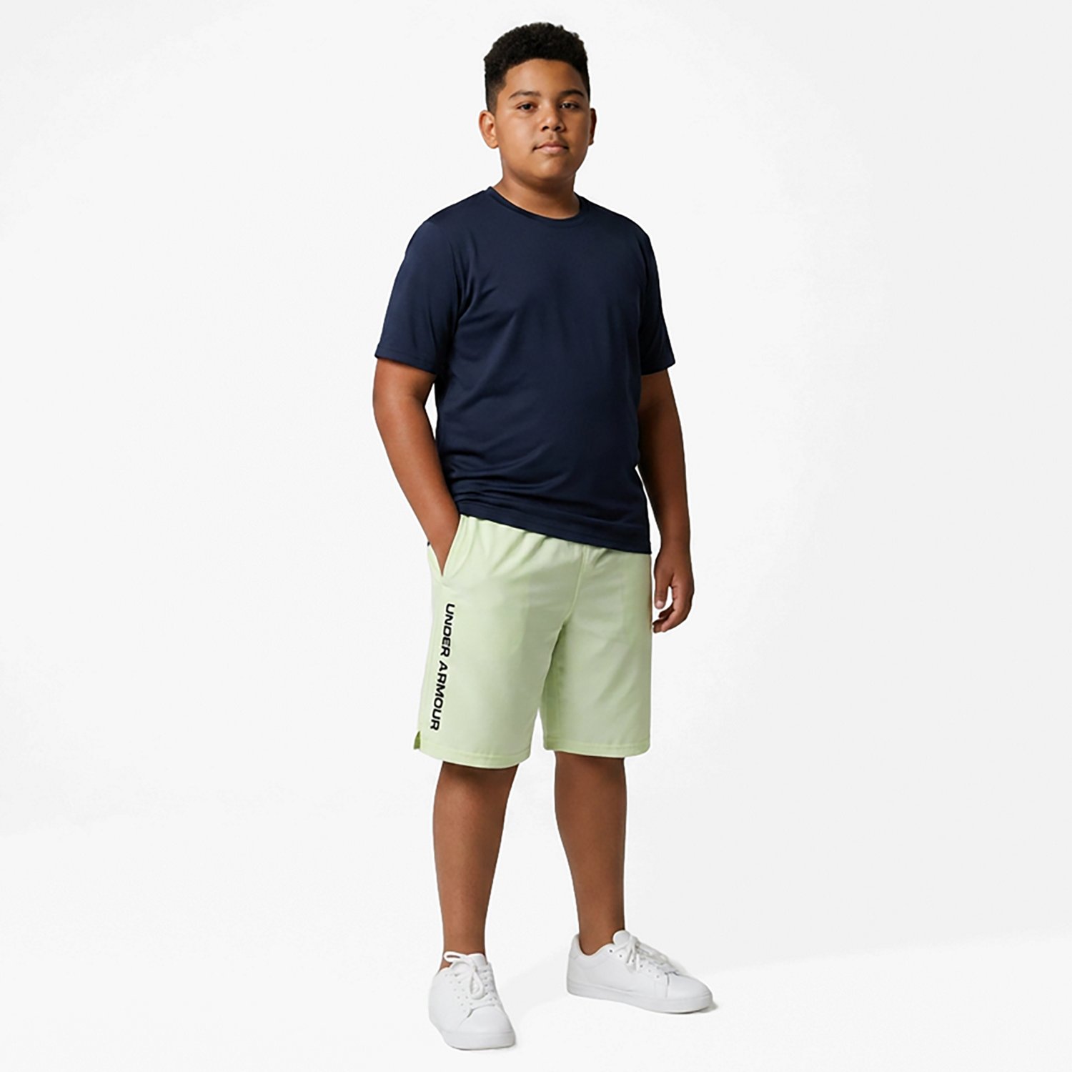 Under Armour Boys' Woven Wordmark Shorts