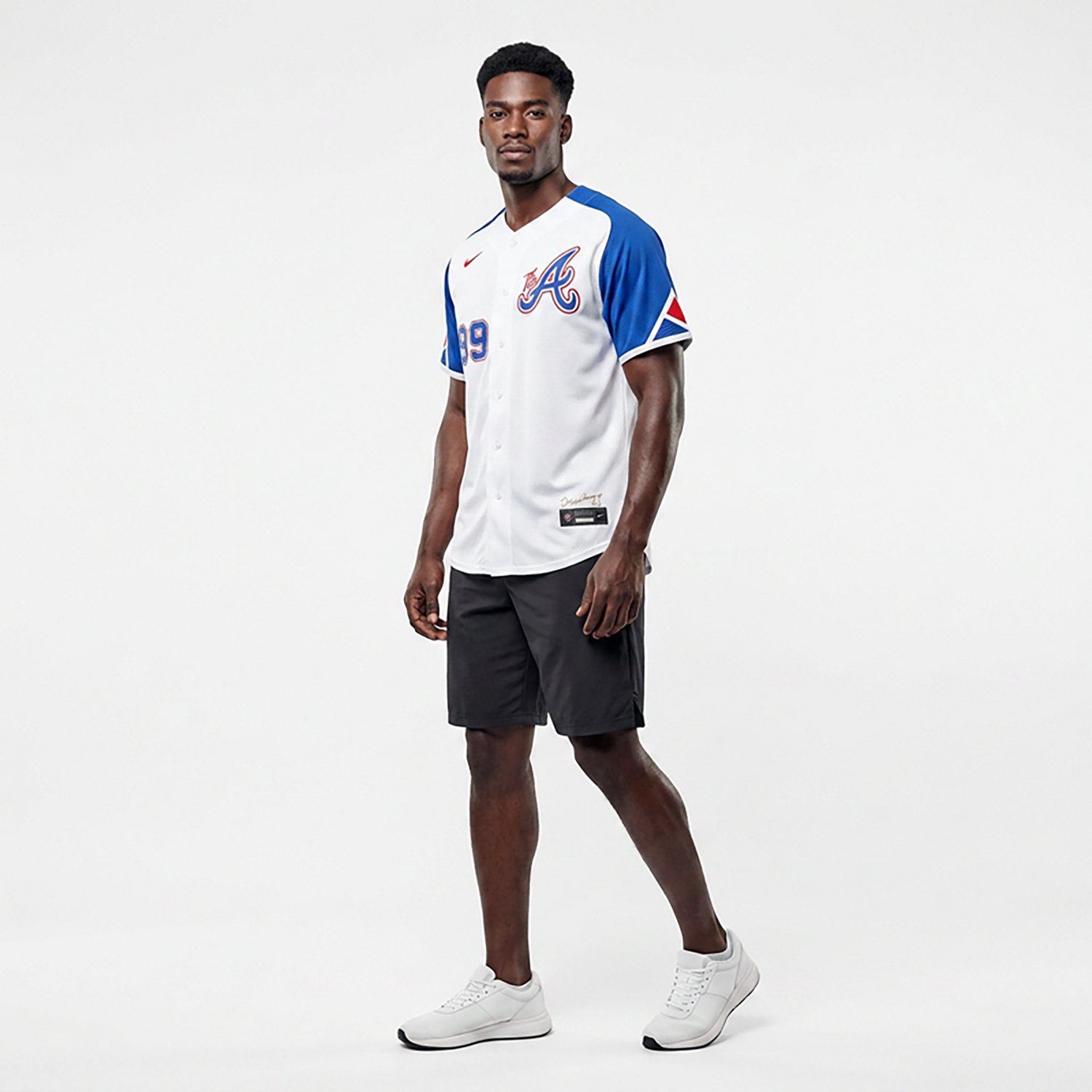 Nike Men's Atlanta Braves Spencer Strider #9 Limited City Connect Jersey