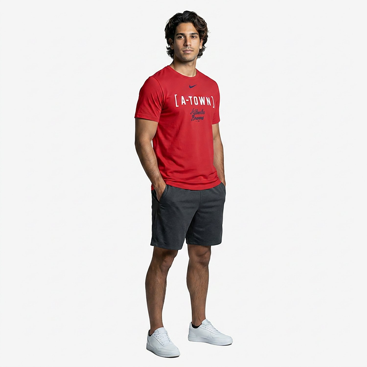 Nike Men’s Atlanta Braves Bracket Team Phrase Graphic T-shirt