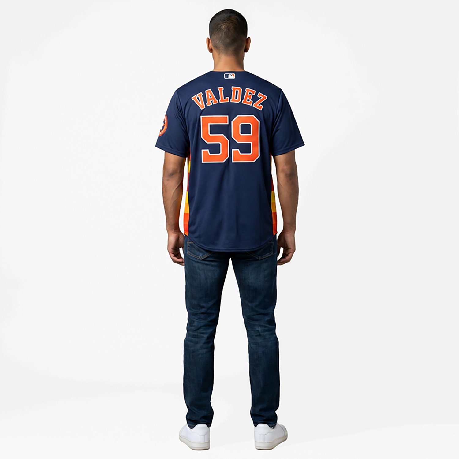 Nike Men's Houston Astros Framber Valdez Limited Name and Number Alternate Jersey