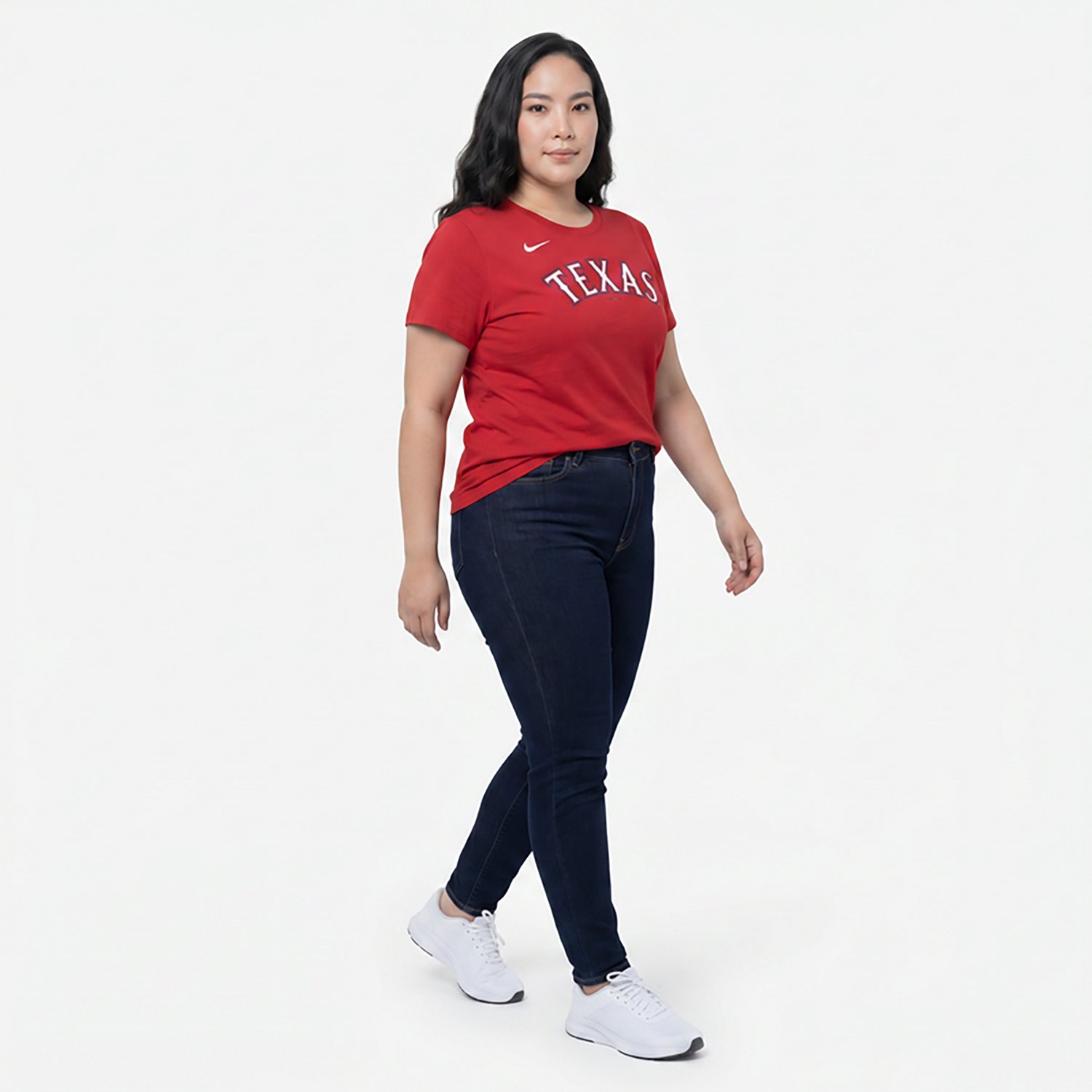 Nike Women’s Texas Rangers Fuse Wordmark Graphic T-shirt                                                                       - view number 2