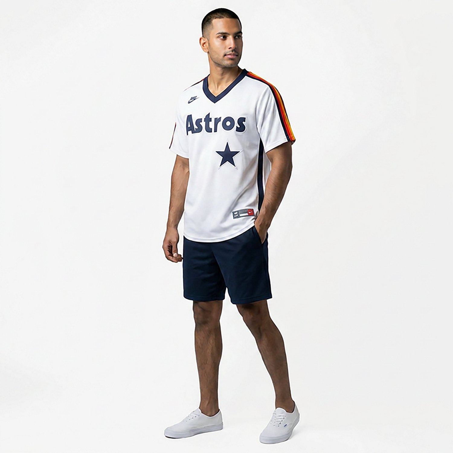 Nike Men's Astros Cooperstown '75 Jersey - view number 3