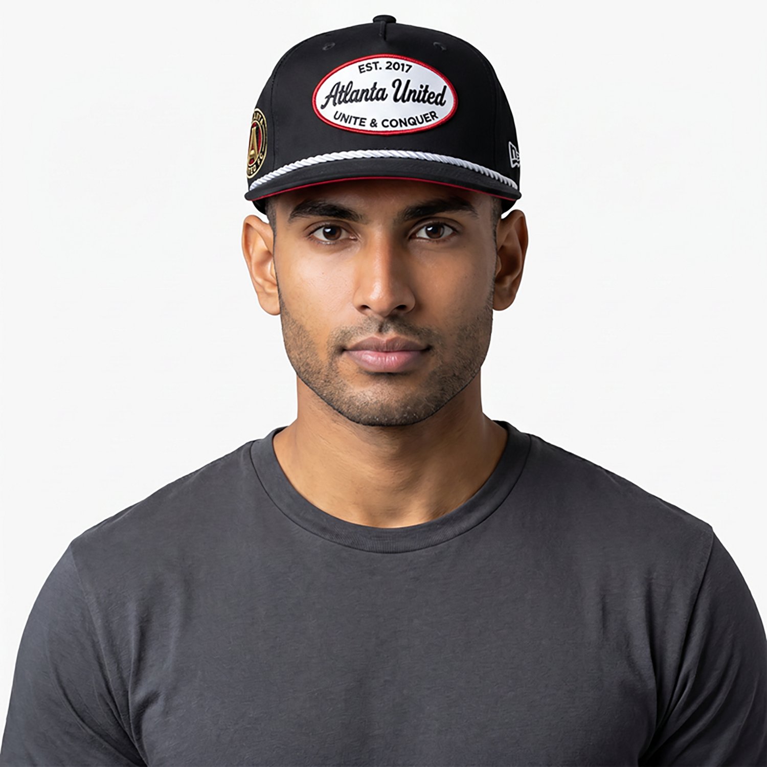 Fanatics Men's Atlanta United Iron Snapback Cap - view number 2