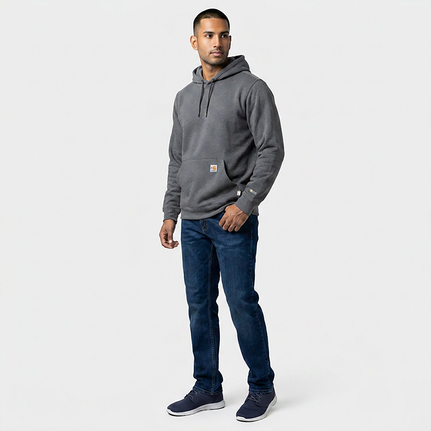 Carhartt Men's Flame Resistant OF Midweight Force Long Sleeve Hoodie - view number 3