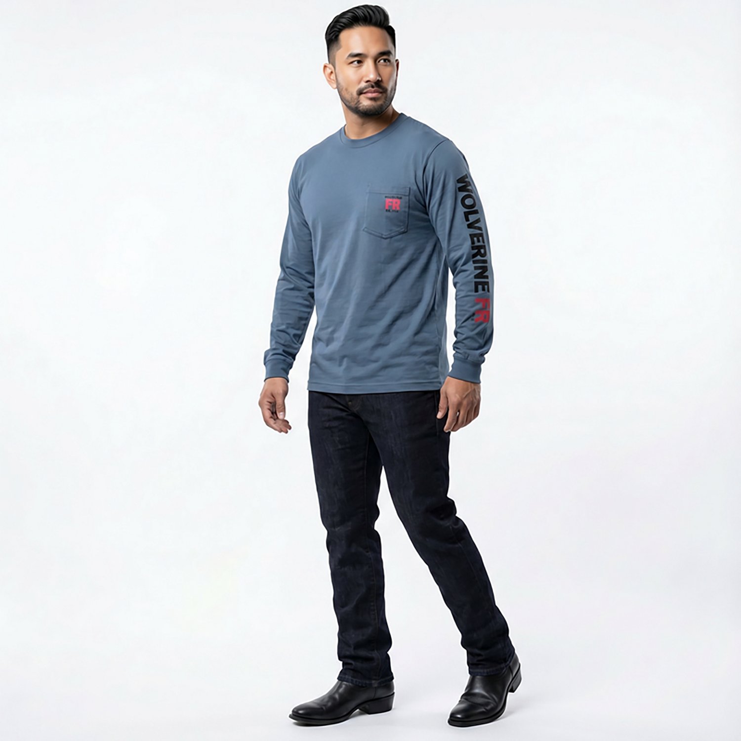 Wolverine Men's Long Sleeve Rig Flame Resistant Shirt                                                                            - view number 3