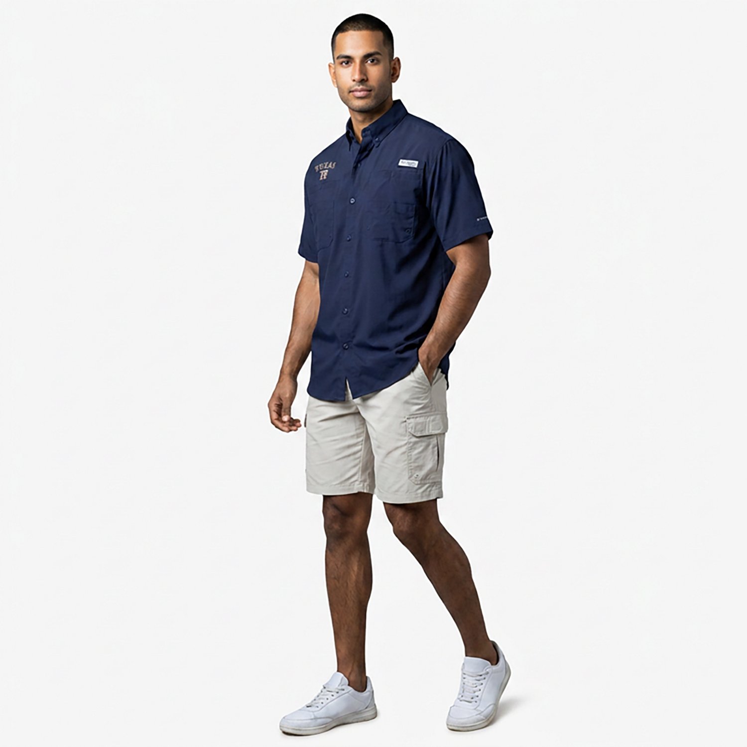 Columbia Sportswear Men's Texas Rangers City Connect Tamiami Shirt                                                               - view number 2