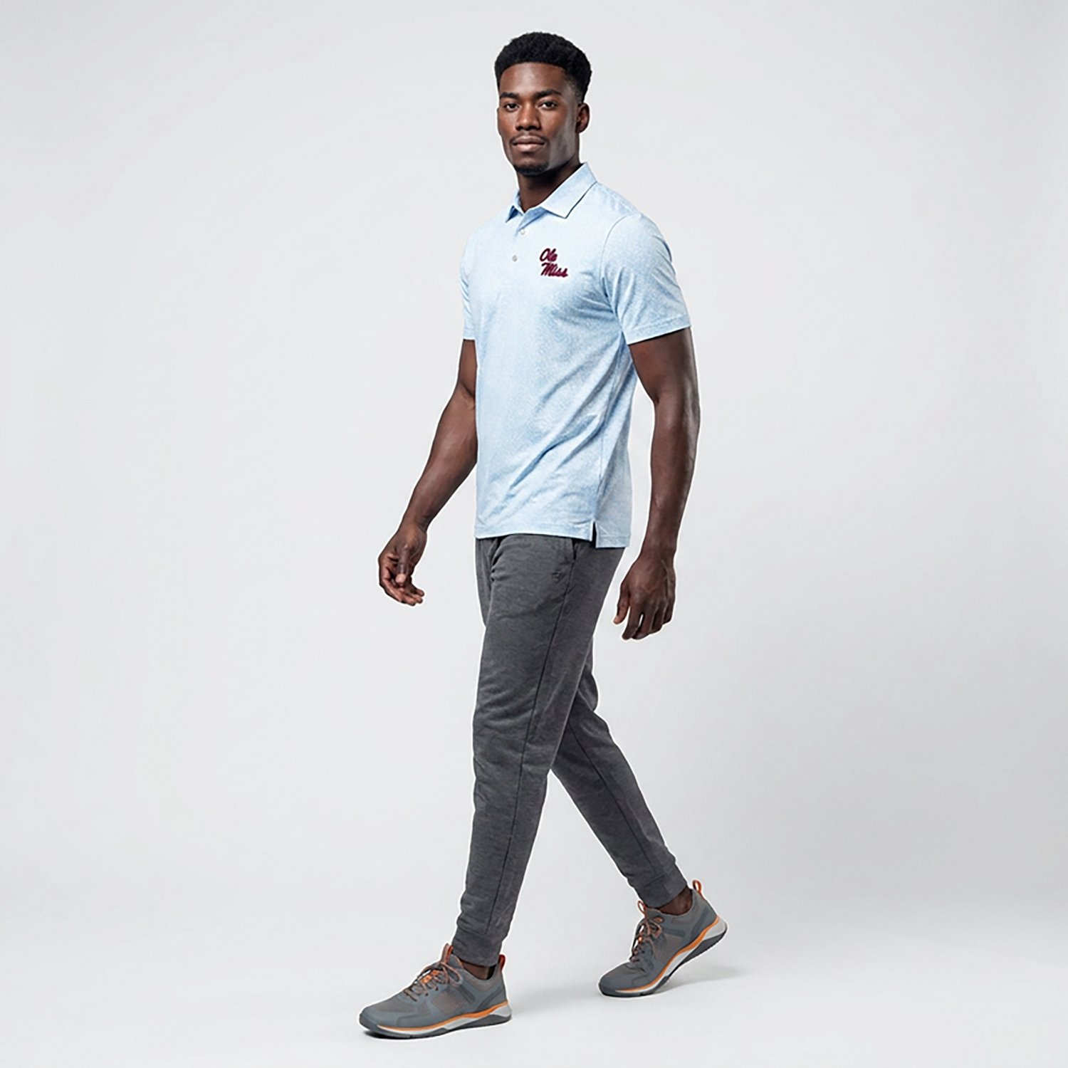 Cutter  Buck Light Ole Miss Rebels Virtue Eco Pique Botanical Print Polo                                                         - view number 3