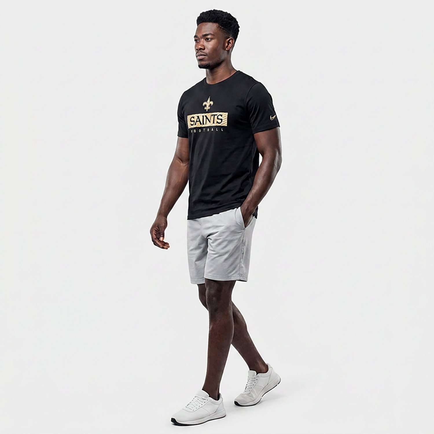 Nike Men's Saints DF Team Issue T-shirt - view number 3