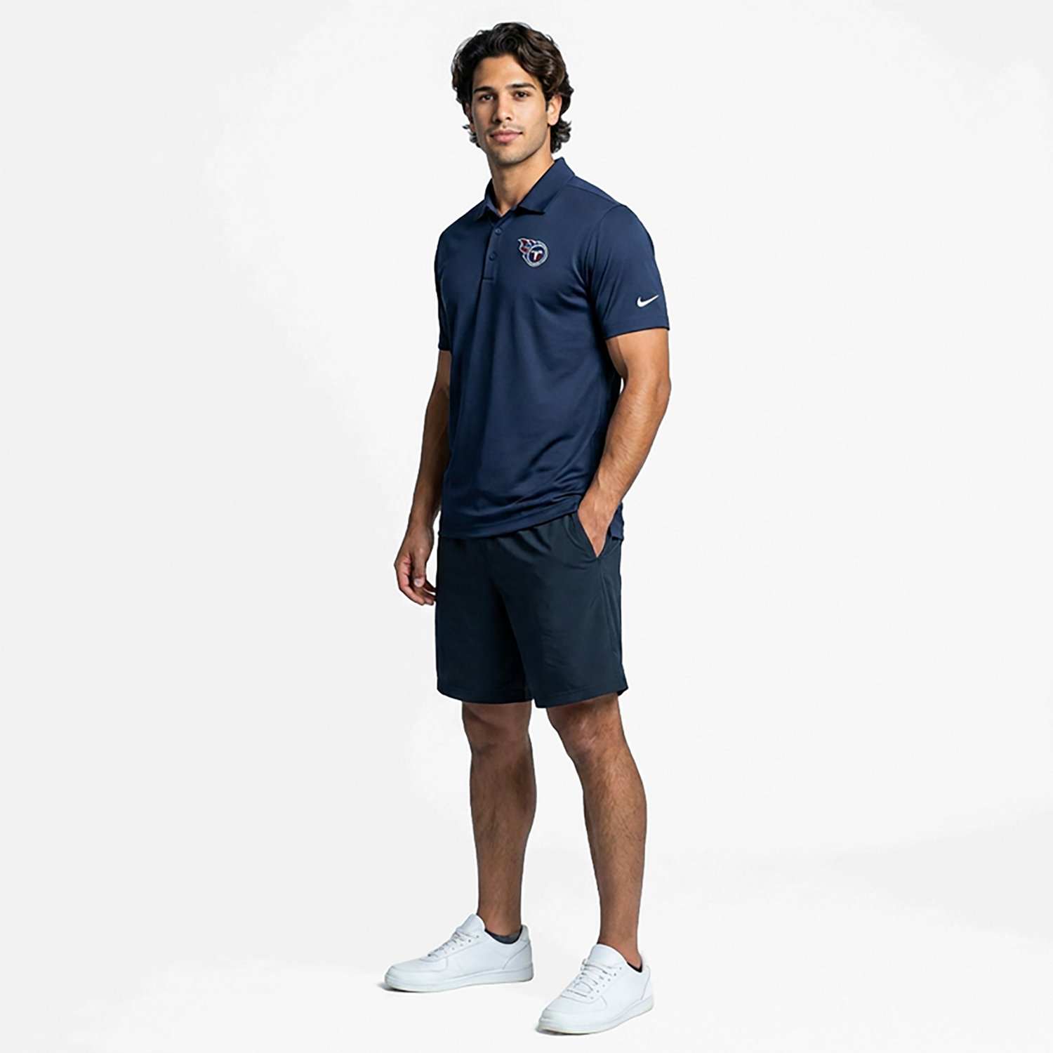 Nike Men's Titans Franchise Short Sleeve Polo                                                                                    - view number 3