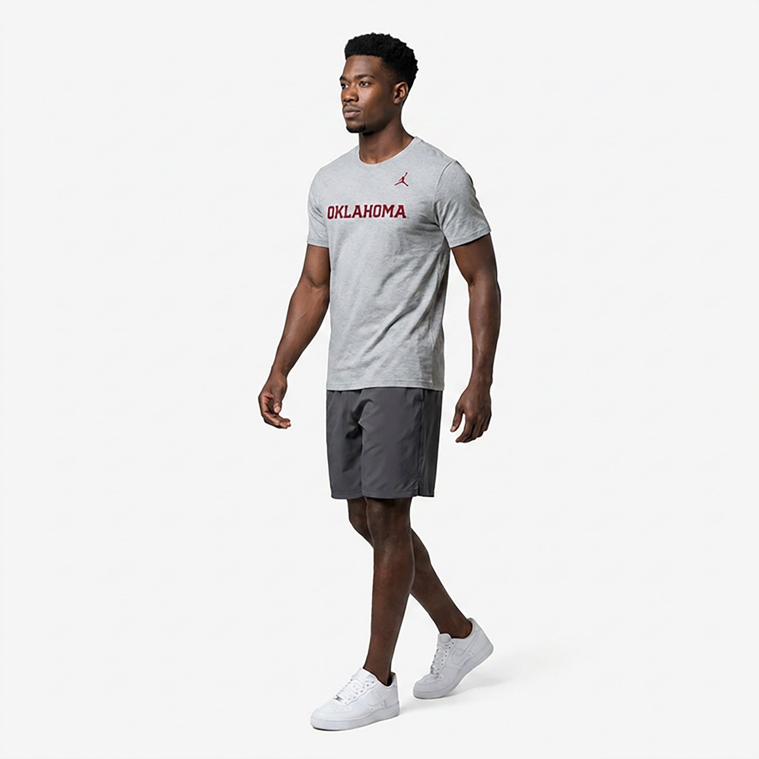 Jordan Brand Oklahoma Sooners Primetime Legend Wordmark T-Shirt                                                                  - view number 3