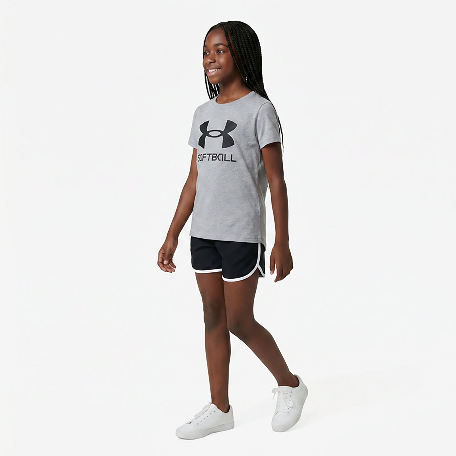 Under Armour Girls' Softball Logo Short Sleeve Shirt - view number 3