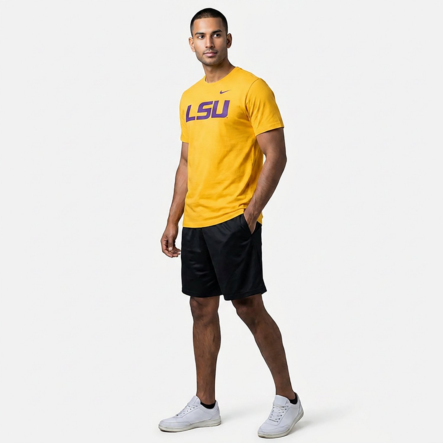 Nike LSU Tigers Primetime Evergreen Logo T-Shirt - view number 2