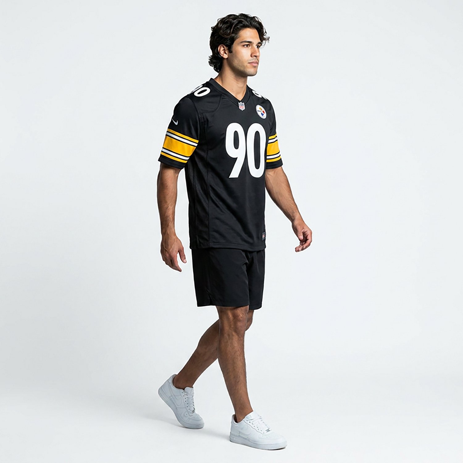 Nike Men's Steelers T.J. Watt #90 Home Game Jersey - view number 2
