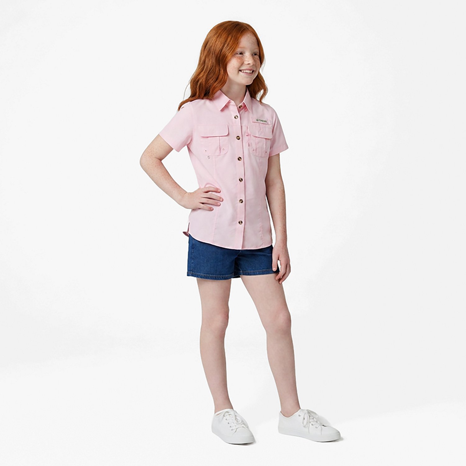 Magellan Girls' Laguna Madre Short Sleeve Fishing Shirt                                                                          - view number 3