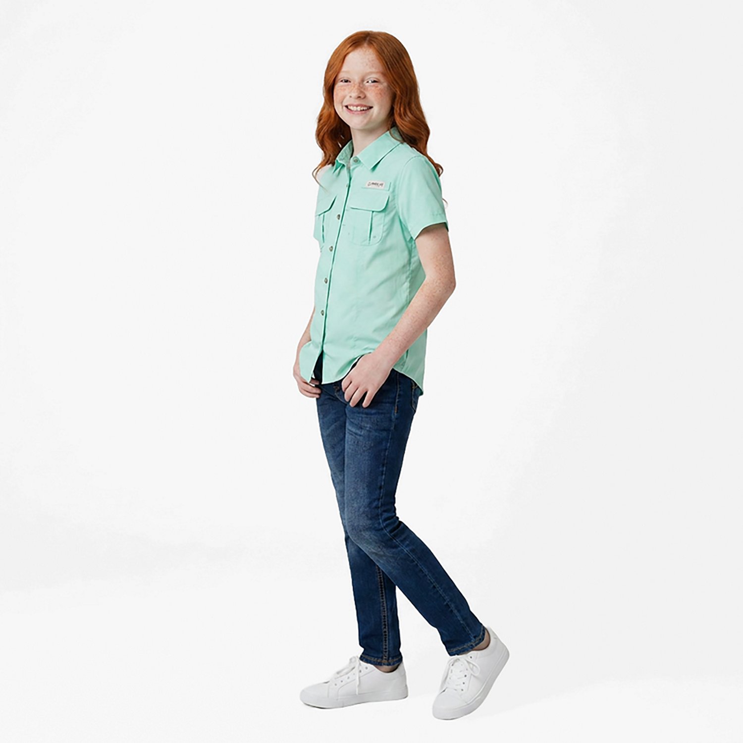 Magellan Girls' Laguna Madre Short Sleeve Fishing Shirt
