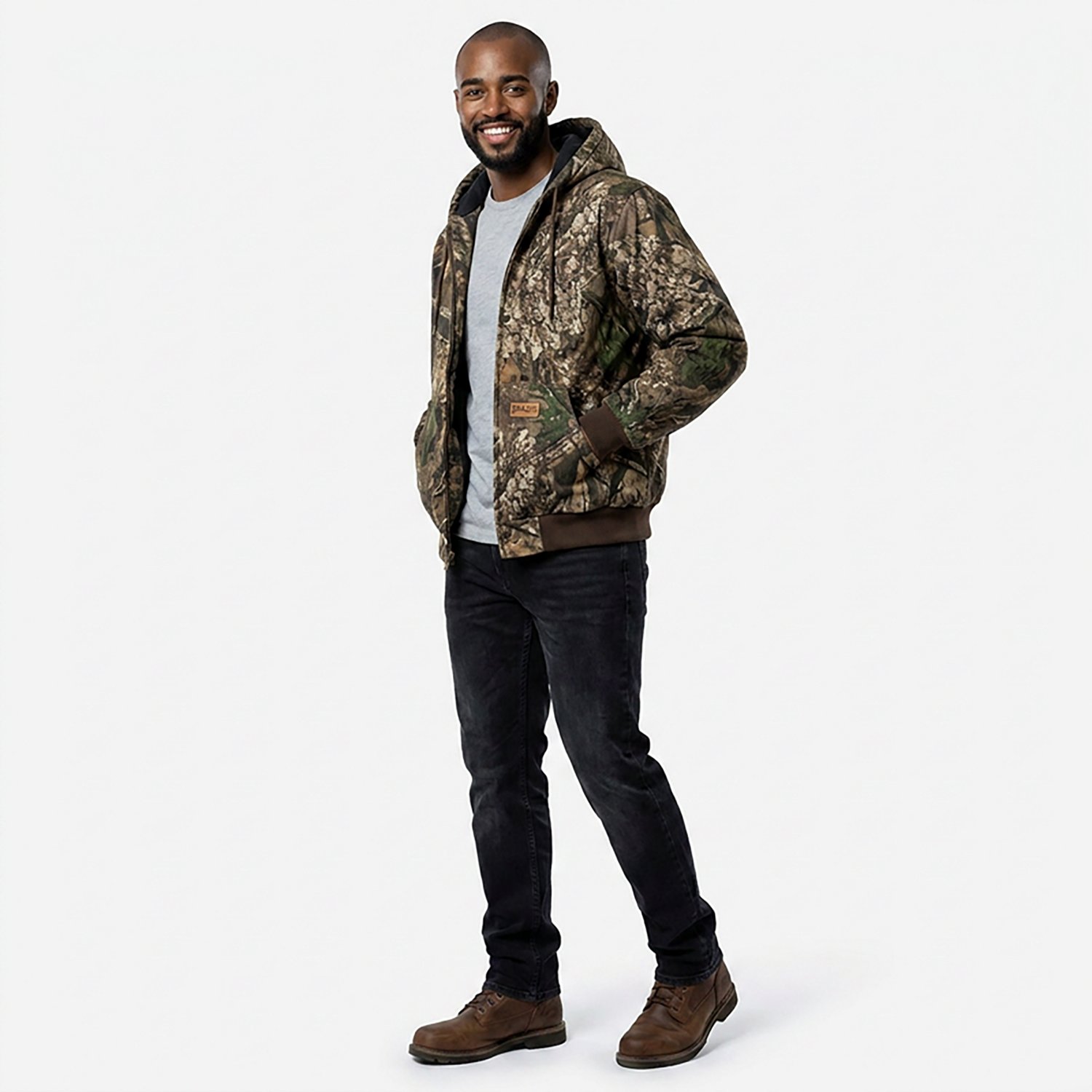 Brazos Men's Engineer Realtree APX Jacket - view number 3