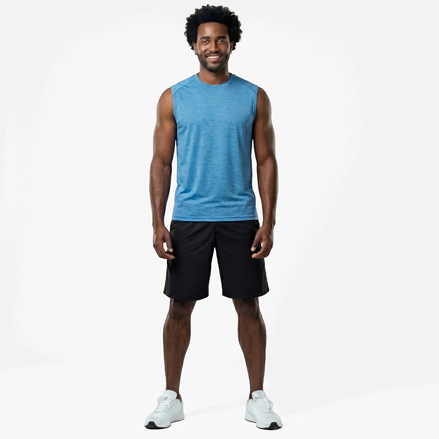 BCG Men's Turbo Melange Muscle Tank Top