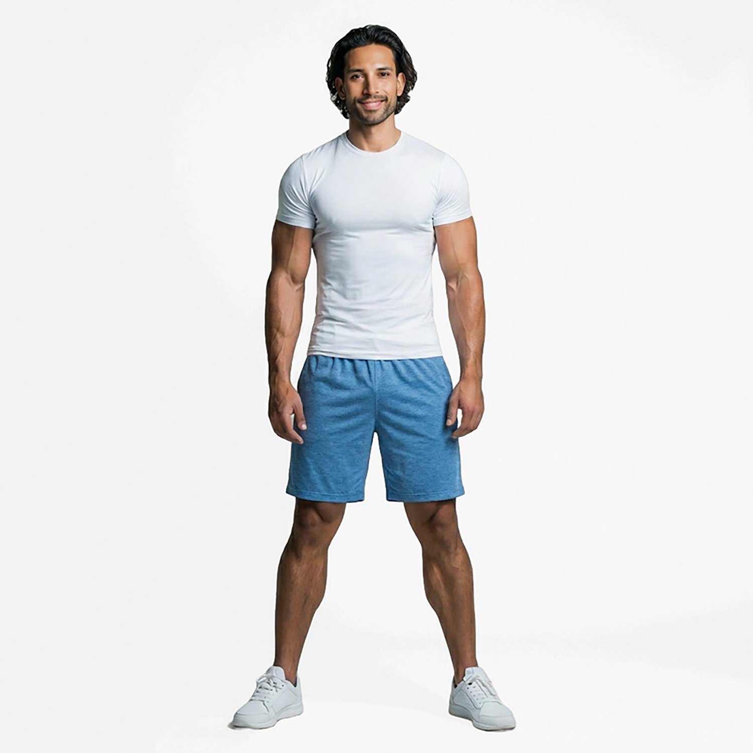 BCG Men's Turbo Melange Shorts 8 in