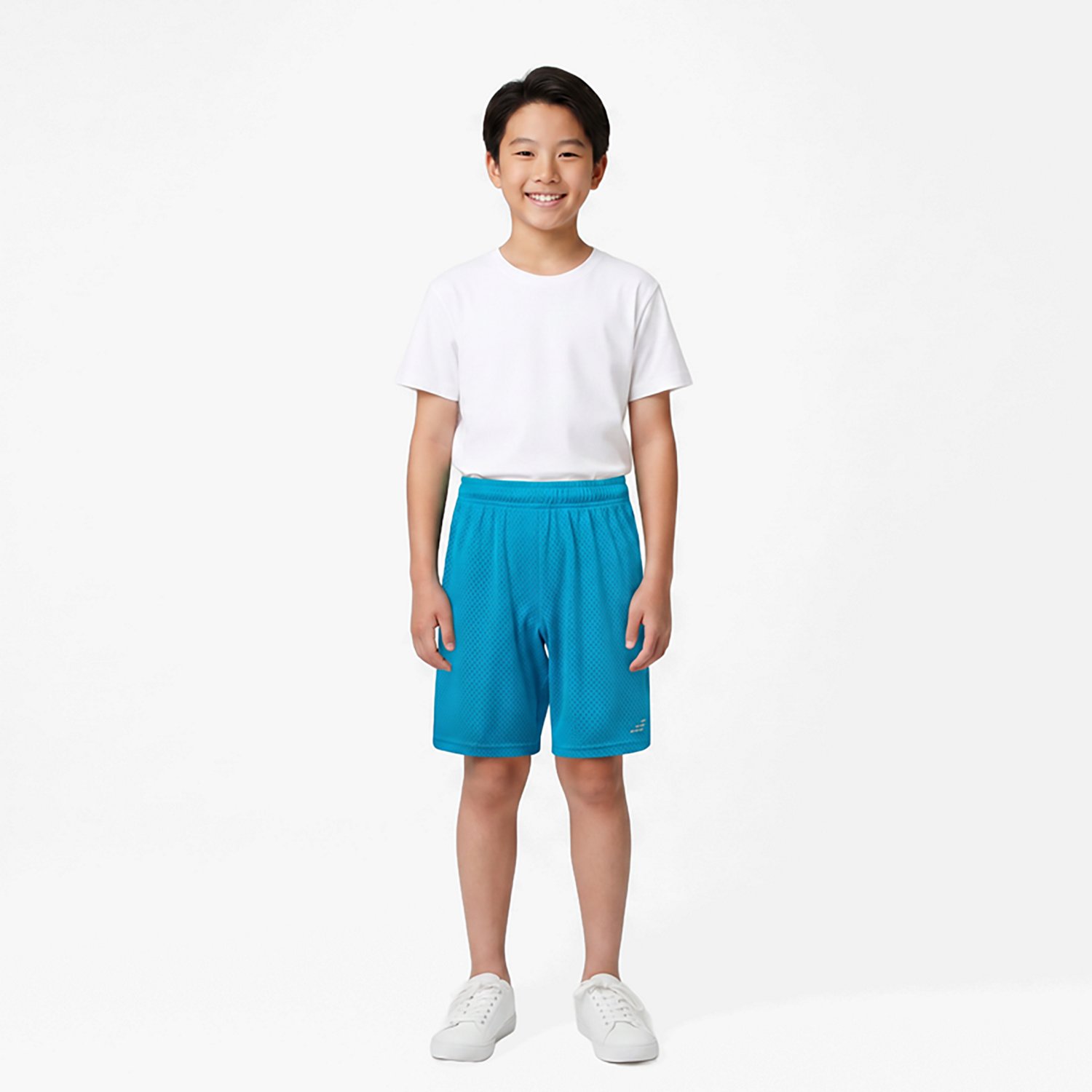 BCG Boys' Mesh 2Tone Shorts 7.5 in