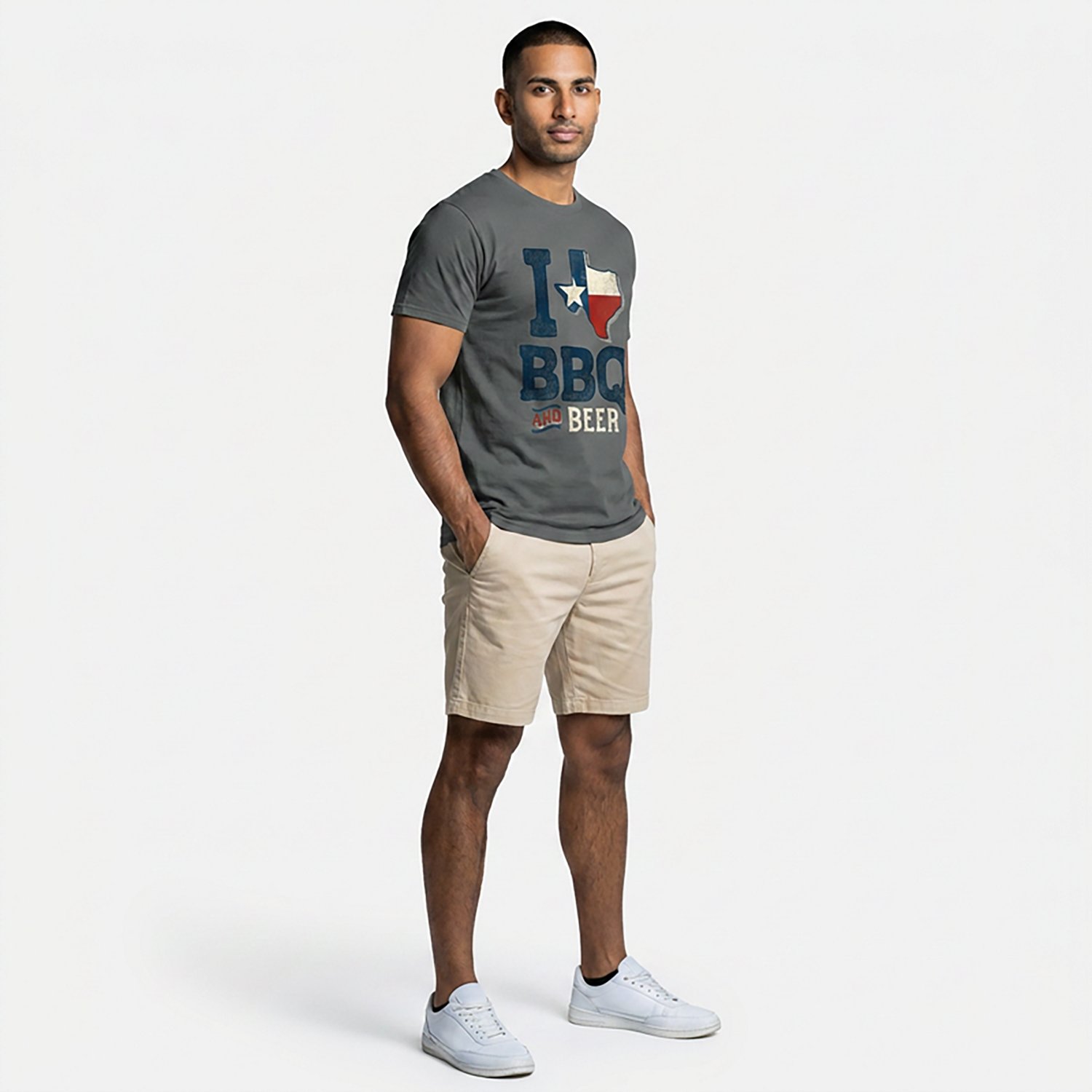 State Life Men's Texas Love Bbq And Beer Short Sleeve T-Shirt - view number 3