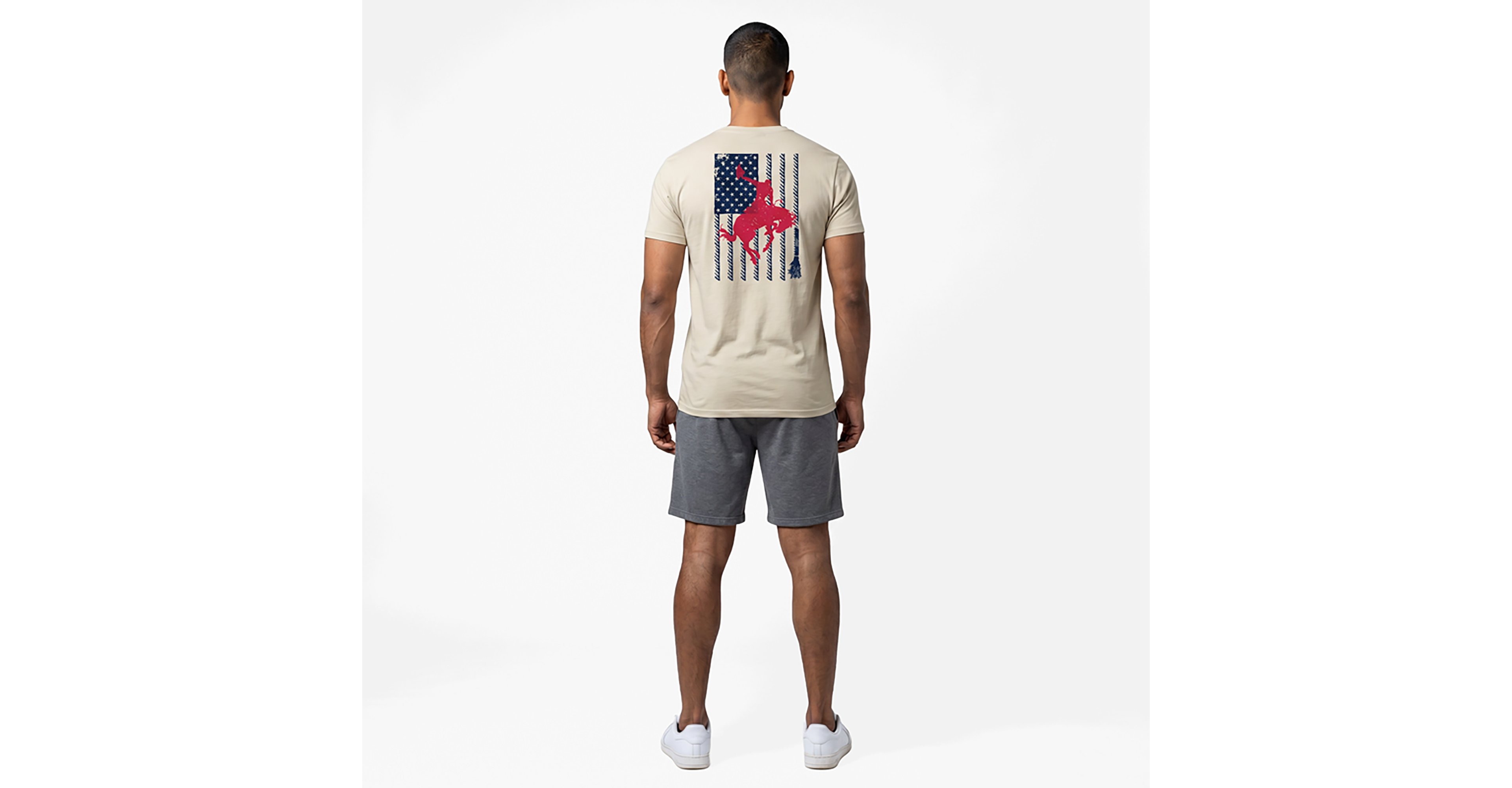 Hooey Men's Bronc Flag Short Sleeve T-shirt