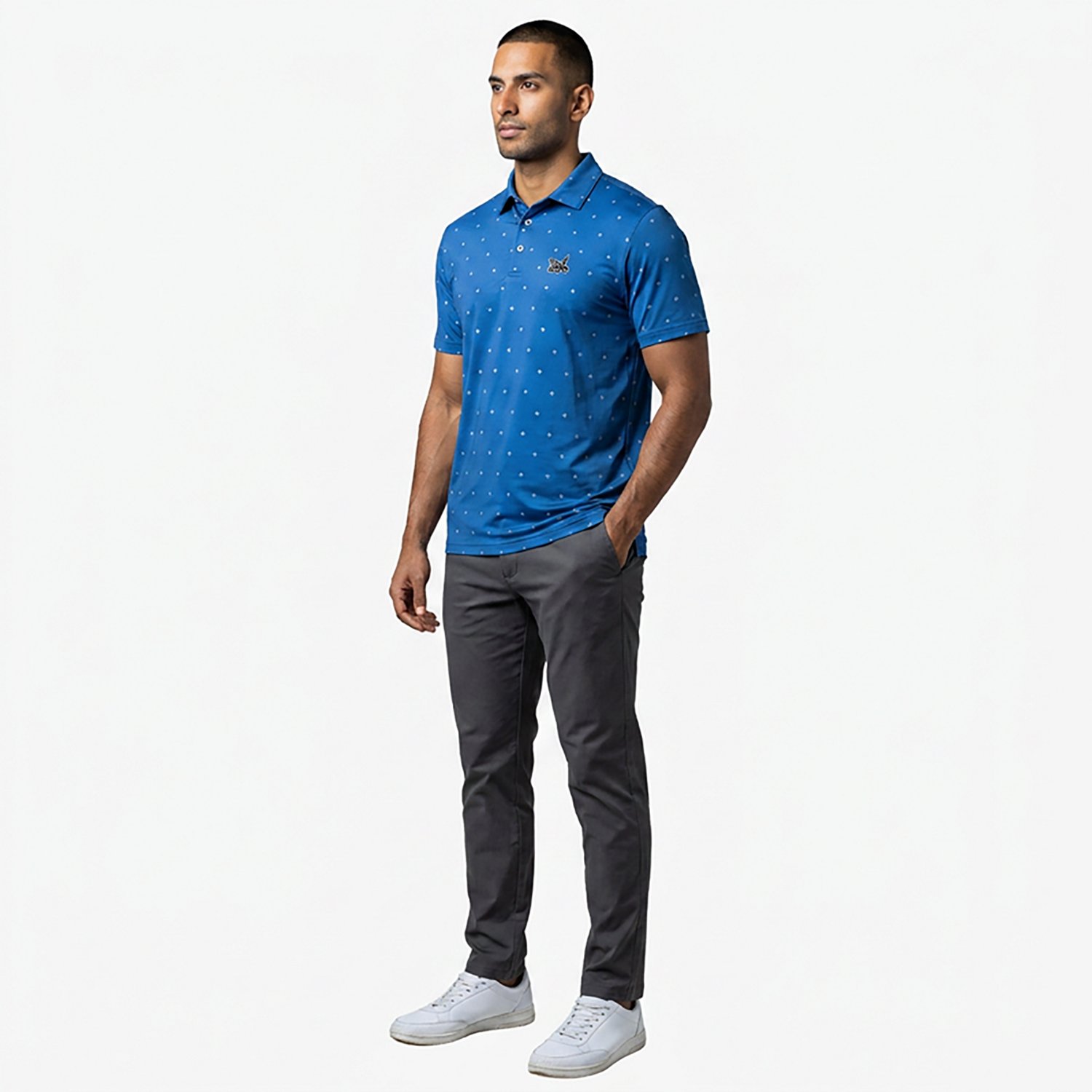 Levelwear Men's Texas Rangers Vision INSIGNIA Core Short Sleeve Polo Shirt - view number 3